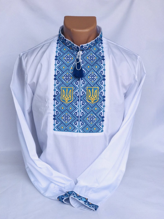 Вишиванка дитяча, паплін (розміри: зріст 158-176) в упаковці 4 штуки №305178 - Delux 909
