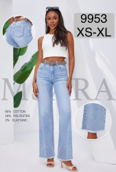 Джинси жіночі палаццо, м.9953,  (р: XS-XL) в упаковці 6 шт. №750614
