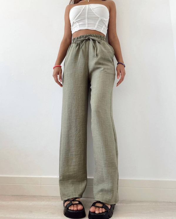 Штани жіночі, льон, м. 1075 (р: 42-46) №711988 - BestFashion RZ6220 м. 1075