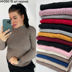 Гольф жіночий "050" (р: 48-52) мікс кольорів, в упаковці 5 шт. №375407