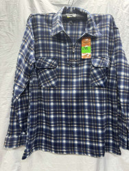 Сорочка чоловіча, байка, м.С19 (р. XL-5XL ), мікс кольорів, в упаковці 5 штук №316664