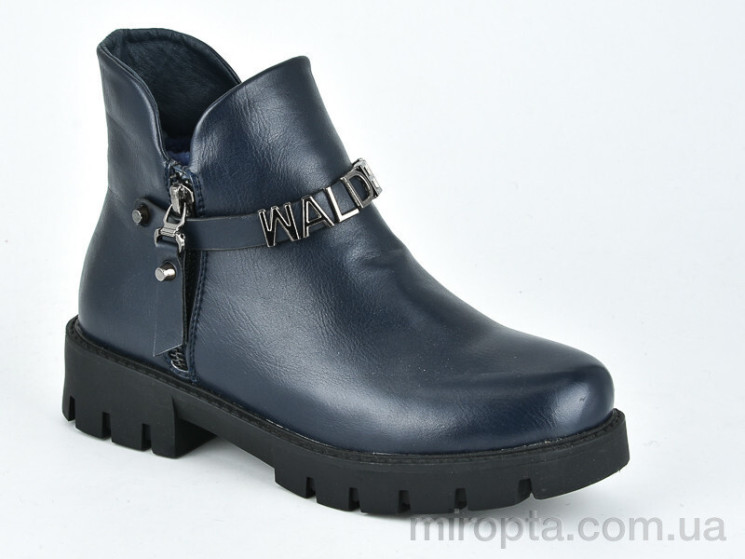 Черевики W128-2 blue р: 33-38, в упаковці: 8 пар, купити тільки гуртом - 408951