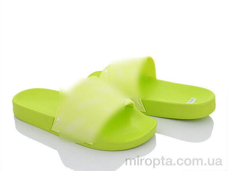 Шльопанці Q115-L33-7 green р: 36-41, в упаковці: 8 пар, купити тільки гуртом - 645988