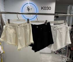 Джинсові Шорти м.K-030 (р:25-30) в упаковці 6 штук  №762453