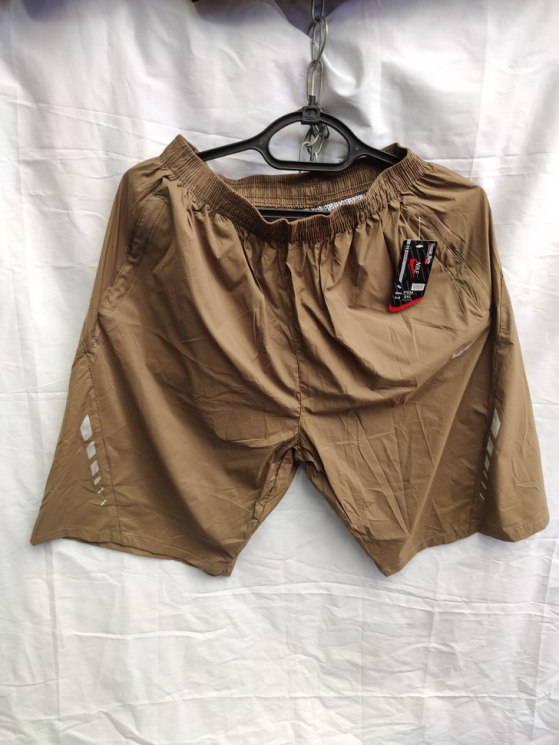 Шорти чоловічі плащівка батал (Розмір: 5XL-10XL) Nike мокко колір в упаковці 5 штук №526851 - Dakota