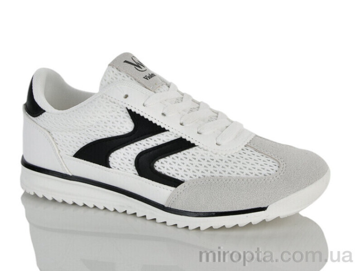 Кросівки 2028-1 white-black р: 36-41, в упаковці: 8 пар, купити тільки гуртом - 1178118