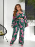 Костюм жіночий, шовк принт, м. 1704 (р: 50-54, 56-58) №710114 - GrandFashion AV4663 м. 1704