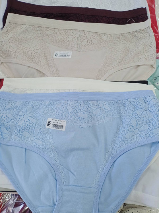 Труси жіночі, комбінований, (р. 8XL, 10XL, 12XL ), мікс кольорів, в упаковці 12 шт. №317636 - Karahan HR1930