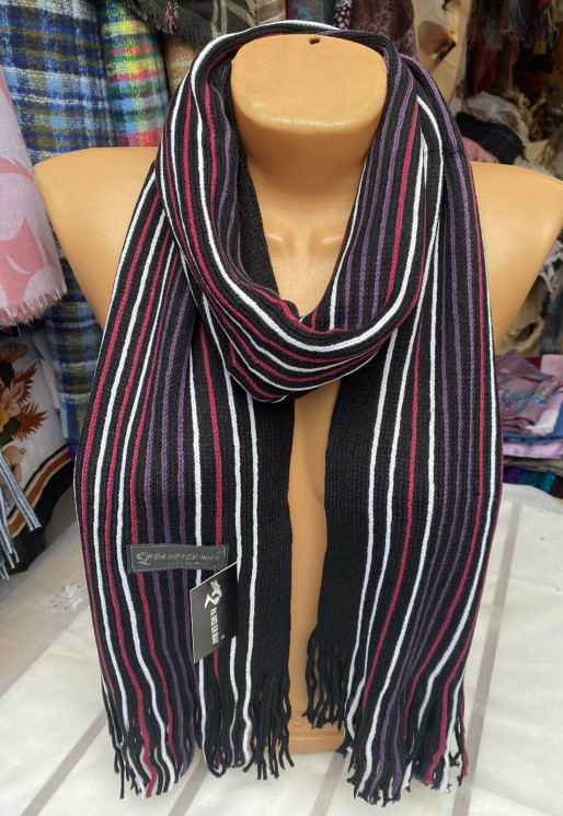 Шарф чоловічий, трикотаж (р: 30*180см) придбати в роздріб №363699 - Kristal BG1224