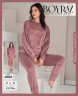 Домашній костюм жіночий, велюр, м.22003 (р. М-XL), 2 кольори, в упаковці 4 шт. №319379 - 