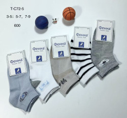 Дитячі шкарпетки, котон, сітка, м.T-C72-5 (розмір: 3-5, 5-7, 7-9), в упаковці 30 пар №345702