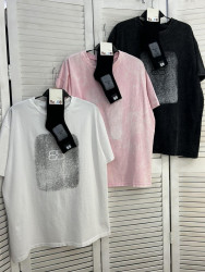 Футболка жіноча "829" котон (р: one size) 3 кольори, в упаковці 5 шт. №386023