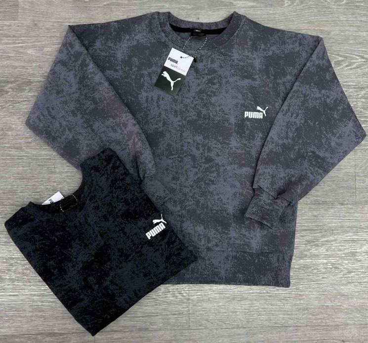 Світшот дитячий Puma м.295-2 (р. 9-13 років) 2 кольори в упаковці 5 штук №756574 - Champion SE829