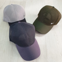 Бейсболка чоловіча "Nike" (р: 58) мікс кольорів, в упаковці 5 шт. №369910