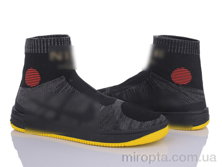 Кросівки 1896 black-yellow р: 40-45, в упаковці: 8 пар, купити тільки гуртом - 979735