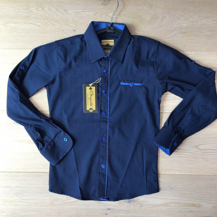 Сорочка Varetti р 7-12 Дитяча S1774 navy - NikNumbers SE1041-1042