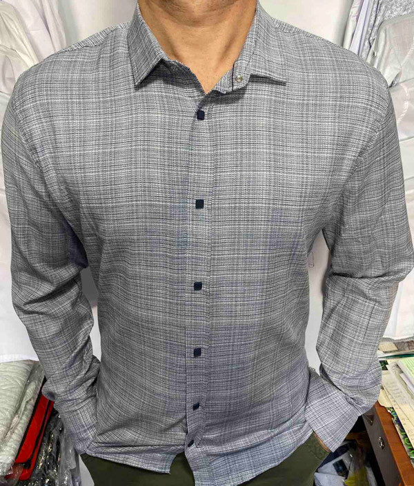 Сорочка Arma р 3XL-6XL Чоловіча S2403 grey батал - NikNumbers SE1041-1042