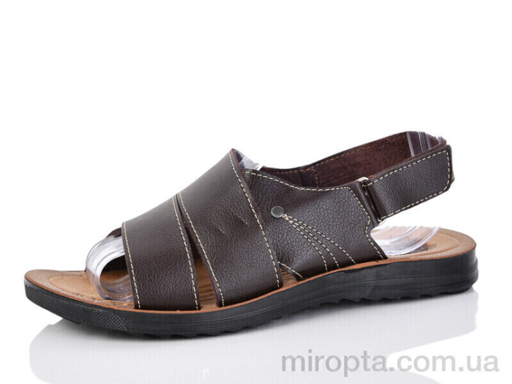 Босоніжки 0006-6 коричневий р: 40-44, в упаковці: 6 пар, купити тільки гуртом - 1078629