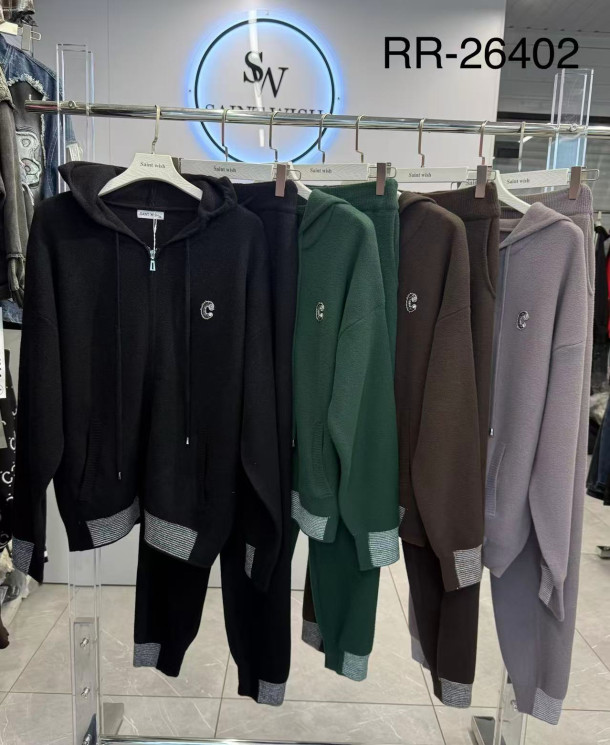 Костюм жіночий альпака м.FR-26402 (Розмір:XL–3XL) 4 кольора в упаковці 3 штуки №764222 - Saint Zel3317