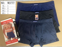 Труси чоловічі, бавовна, м.W3777 (розмір: XL-4XL), в упаковці 24 штуки №334178