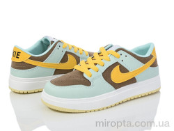 Кросівки HD19(184-5) brown-yellow р: 36-41, в упаковці: 8 пар, купити тільки гуртом