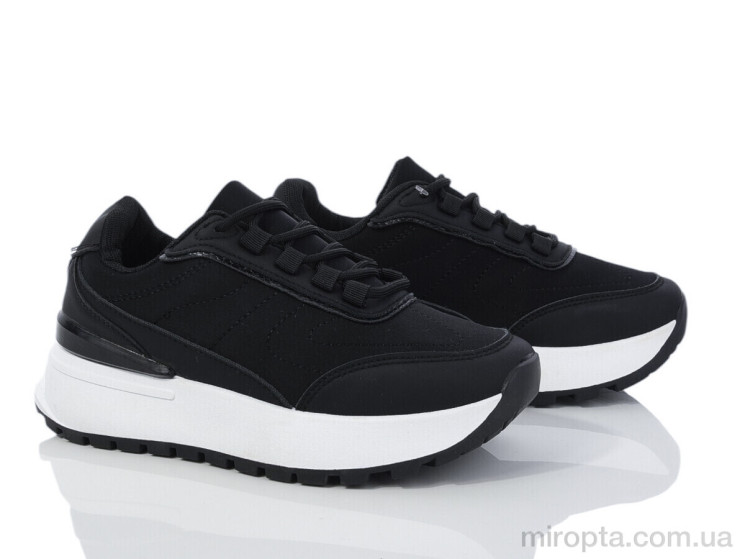 Кросівки 177-29 black р: 36-41, в упаковці: 8 пар, купити тільки гуртом - 1048341
