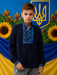 Вишиванка дитяча, льон (розміри: зріст 146-164 ), в упаковці 4 штуки №343280