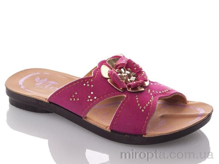Шльопанці K26-Elena 2 fuchsia (30-35) р: 30-35, в упаковці: 6 пар, купити тільки гуртом - 1190404