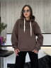 Худі жіноча трикотаж Лакоста на флісі м.JW-50151 (Розмір: L-4XL) 5 кольорів в упаковці 5 штук №756464 - Coolme WE3111