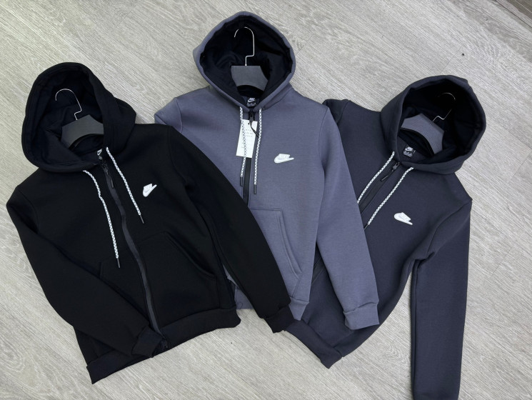 Спортивна кофта дитяча Nike"1019-3" тринитка (р: 13-17 років) 3 кольори, в упаковці 5 шт. №361942 - Spider