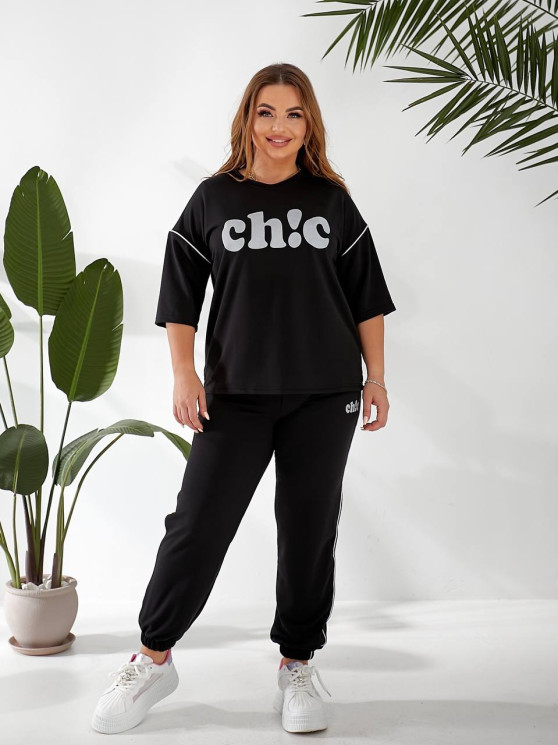 Костюм жіночий, двохнитка, м. 4171 (р: 42-46, 48-50) №710281 - GrandFashion AV4663 м. 4171