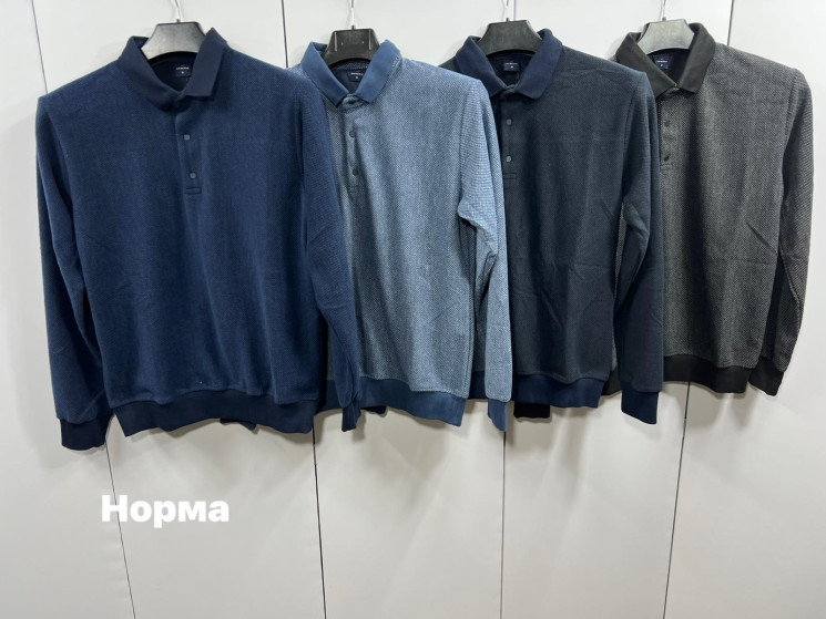 Кофта чоловіча "6867" велюр (р: М,L,XL,2XL) 4 кольори, в упаковці 4 шт. №378497 - Turkey SE897