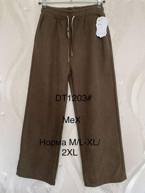 Штани жіночі "DT1203" теплі (p: M-2XL) 3 кольори мікс в упаковці 12 штук №153040 - Edelweis GN1408