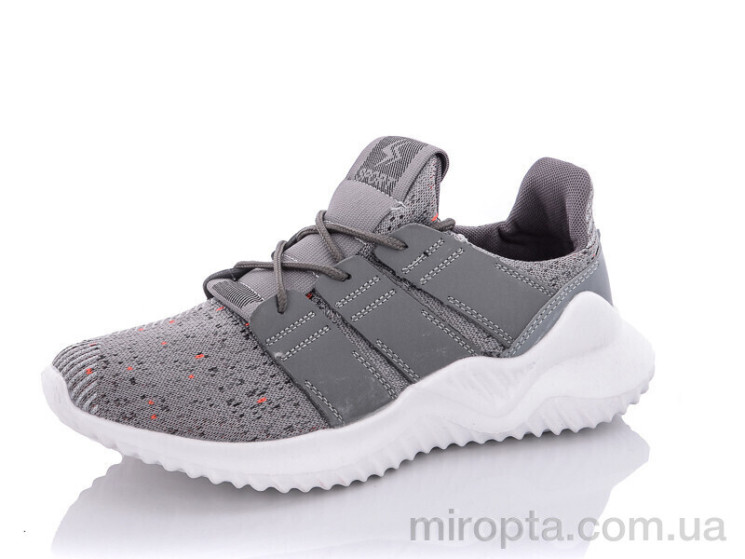 Кросівки 2711 grey р: 39-41, в упаковці: 8 пар, купити тільки гуртом - 792856