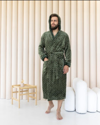 Халат чоловічий, велюр (р: XL,2XL,3XL,4XL) в упаковці 4 шт. №358536