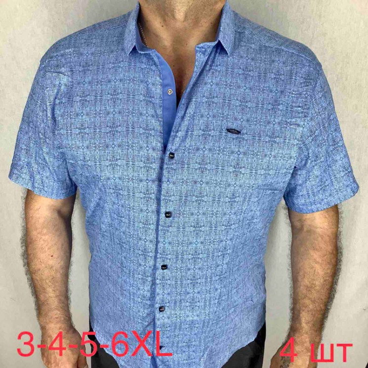 Сорочка Paul Semih р 3XL-6XL Чоловіча Y1641 l.blue - Nadiyka BG/PO2161-2162