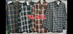 Сорочка жіноча, котон (Розмір: XL-4XL ), мікс кольорів, в упаковці 8 штук №345907