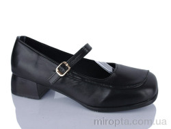 Туфлі Prime KT-A-3 black р: 37-40, в упаковці: 8 пар, купити тільки гуртом