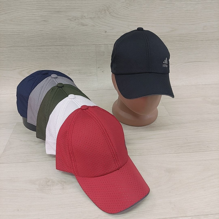 Кепка чоловіча "Adidas" котон (р: 58) мікс кольорів, в упаковці 5 шт. №385007 - Ventil SE 939