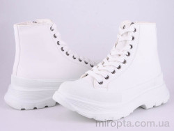 Черевики 166-31 white-white р: 36-41, в упаковці: 8 пар, купити тільки гуртом
