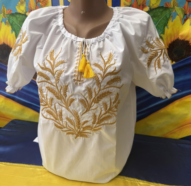 Вишиванка дитяча, паплін (розміри: 152-170), в упаковці 4 штуки №331824 - Delux 909