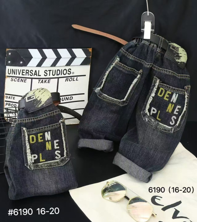 Джинси дитячі "6190" (р: 16-20) в упаковці 5 шт. №387426 - Amour SE949