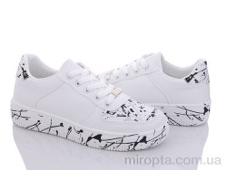 Кросівки 20-1005-2 white-black р: 36-41, в упаковці: 8 пар, купити тільки гуртом