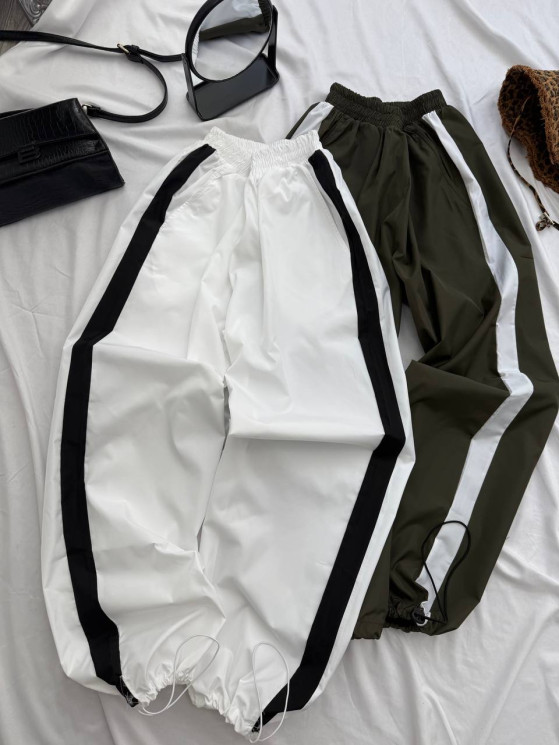 Штани жіночі, плащівка, м. 1131 (р: 42-46) білий №713254 - BestFashion RZ6220 м. 1131
