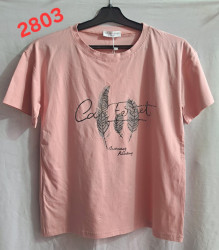 Футболка жіноча м.2803 (р.46-50)  8 кольорів в упаковці 5 штук №755169