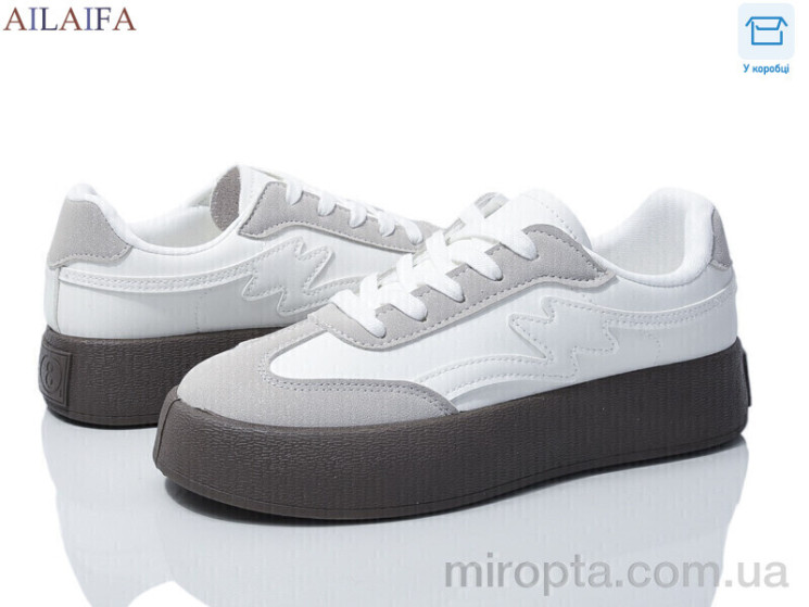 Кросівки DX06 white р: 36-41, в упаковці: 8 пар, купити тільки гуртом - 1169793