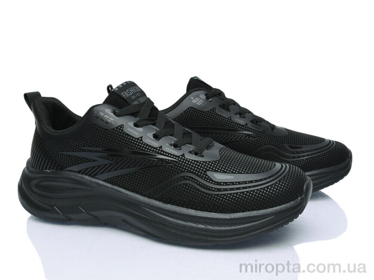 Кросівки A969 black р: 41-45, в упаковці: 8 пар, купити тільки гуртом - 1216993