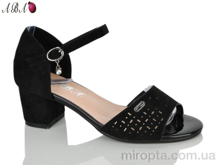 Босоніжки BR705-36-black р: 36-41, в упаковці: 6 пар, купити тільки гуртом - 1184765