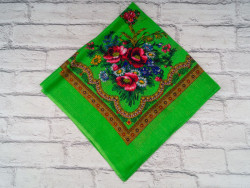 Хустка No Brand р 76*76 Жіноча P171 l.green люрікс