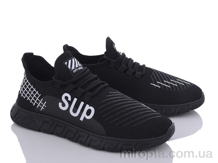 Кросівки 907 black-white р: 39-44, в упаковці: 8 пар, купити тільки гуртом - 717076